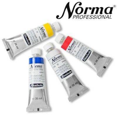 Schmincke Norma Ölfarbe 35ml Tube (308 Zinnoberrot dunkel)