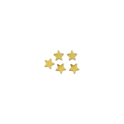 Applikationen im Fläschchen (Sterne gold)