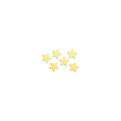 Applikationen im Fläschchen (Sterne gelb iris)