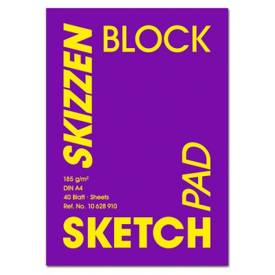 Skizzenblock "Velvet" (DIN A4, 40 Blatt)