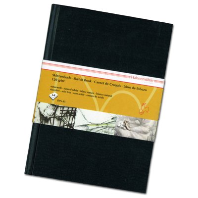 Hahnemühle "Skizzenbuch schwarz" (DIN A5, 64 Blatt)