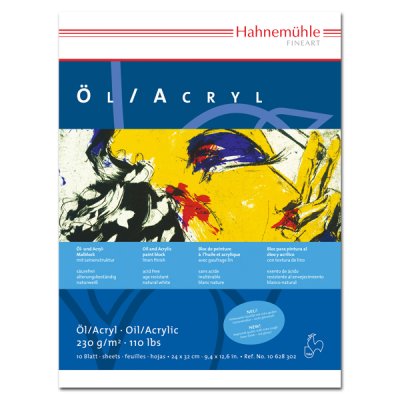 Hahnemühle "Öl/Acryl" Malblock (24 x 32cm, 10 Blatt)