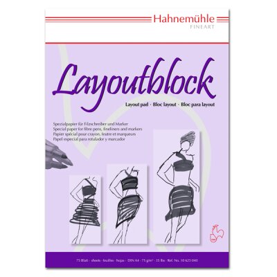 Hahnemühle "Layoutblock" (DIN A4, 75 Blatt)