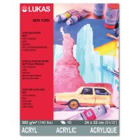 Lukas Acrylpapier New York (30 x 40cm, 10 Blatt)