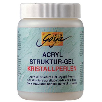 SOLO GOYA Acryl Struktur-Gel Kristallperlen (100 ml Tube)