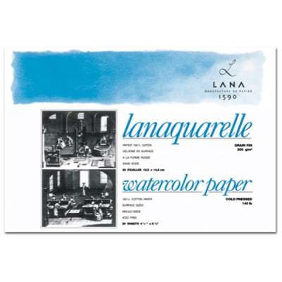 Lana Beaux-Arts "Lanaquarelle" (matt) (26 x 36cm - 20 Blatt)