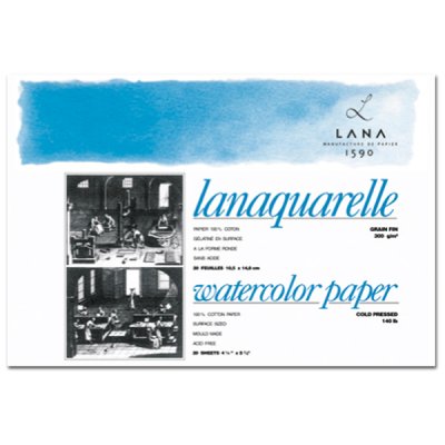 Lana Beaux-Arts Lanaquarelle (matt) (31 x 41cm - 20 Blatt)