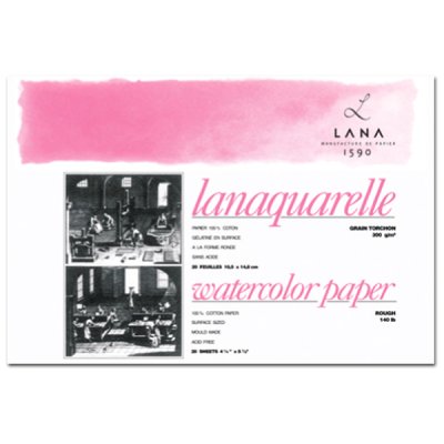 Lana Beaux-Arts "Lanaquarelle" (rau) (31 x 41cm - 20 Blatt)