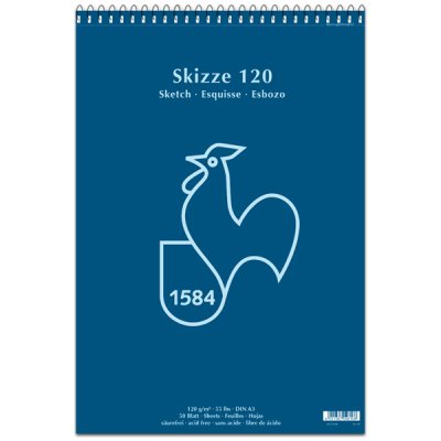 Hahnemühle "Skizze 120" Skizzenblock (DIN A5, 50 Blatt)