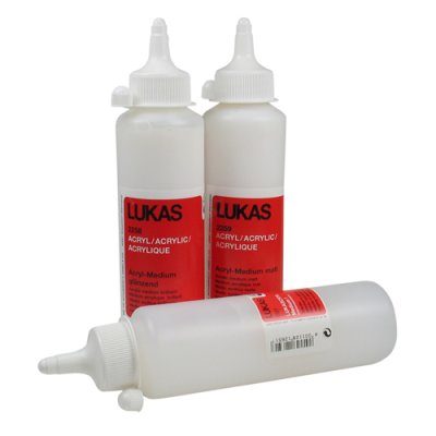 Lukas Acryl-Medium matt 250ml Flasche