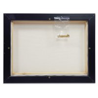 B-Ware Bilderrahmen inklusiv Keilrahmen (23x23cm (20x20cm)) schwarz